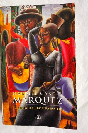 Kjærlighet i koleraens tid av Gabriel Garcia Márquez - Forside