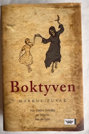 Boktyven av Markus Zusak - Forside