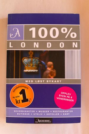 100% London av Aschehoug - Forside