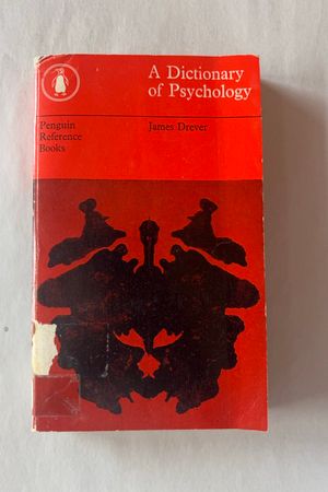 A Dictionary of Psychology av James Drever - Forside