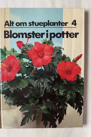 Alt om stueplanter 4: Blomster i potter av Maja-Lisa Furusjö - Forside