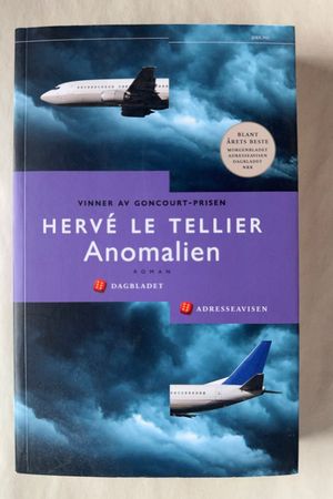 Anomalien av Hervé Le Tellier - Forside