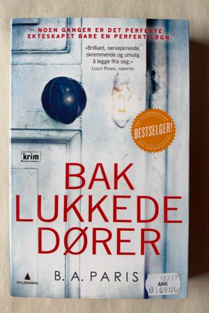 Bak lukkede dører - av Ukjent forfatter - Forside