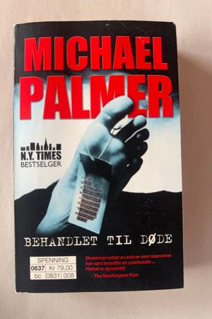 Behandlet til Døde av Michael Palmer - Forside