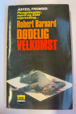 Dødelig Velkomst av Robert Barnard - Forside
