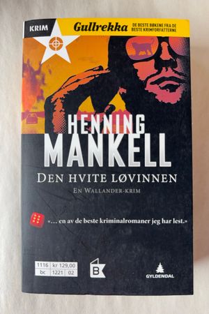 Den hvite løvinnen av Henning Mankell - Forside