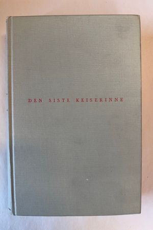 Den Siste Keiserinne av Pearl S. Buck - Forside
