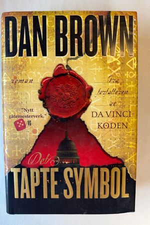 Det tapte symbol av Dan Brown - Forside
