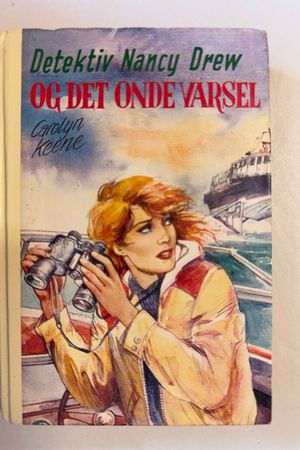 Detektiv Nancy Drew og det onde varsel av Carolyn Keene - Forside