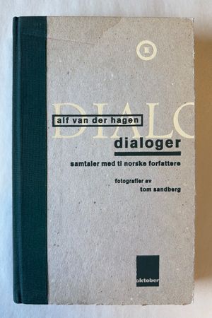 Dialoger av Alf van der Hagen - Forside