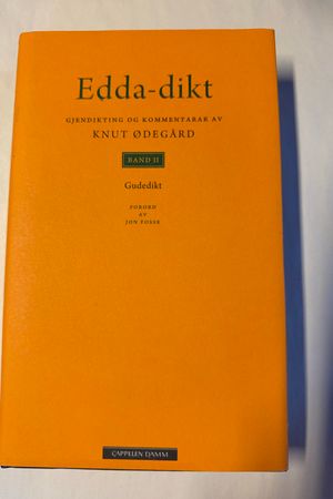 Edda-dikt gjendikting og kommentarar av Knut Ødegård - Forside