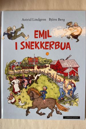 Emil i Snekkerbua av Astrid Lindgren Björn Berg - Forside