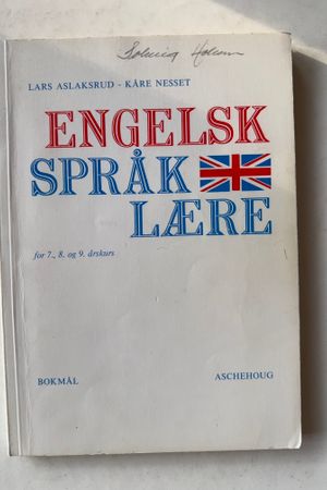 Engelsk språklære av Lars Aslaksrud, Kåre Nesset - Forside
