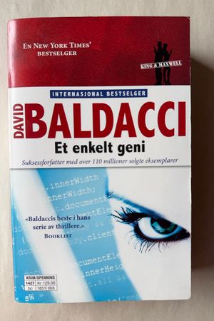 Et enkelt geni av David Baldacci - Forside