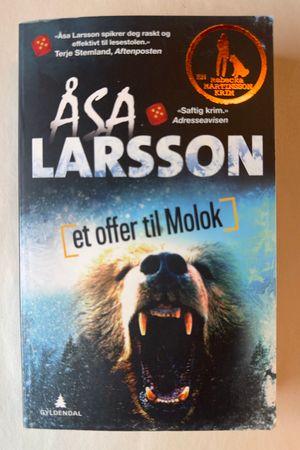 et offer til Molok av Åsa Larsson - Forside