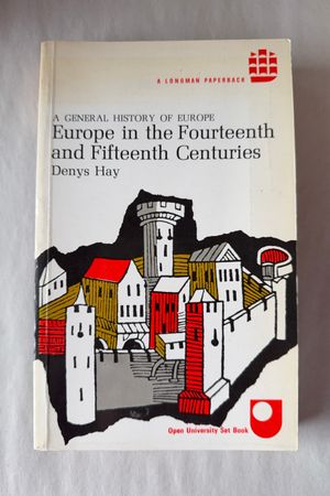 Europe in the Fourteenth and Fifteenth Centuries av Denys Hay - Forside