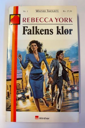 Falkens klør av Rebecca York - Forside