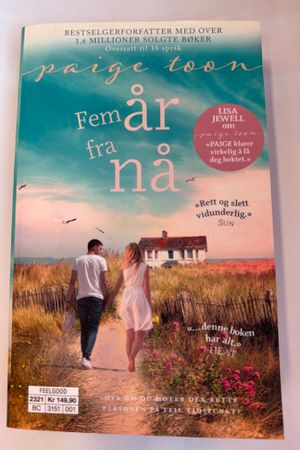 Fem år fra nå av Paige Toon - Forside