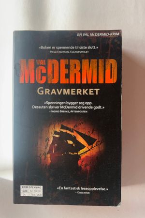 Gravmerket av Val McDermid - Forside