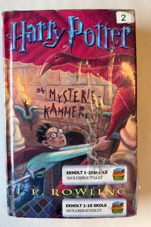 Harry Potter og Mysteriekammeret av J. K. Rowling - Forside