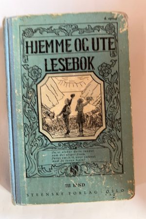 Hjemme og ute: Lesebok av Mathilde Munch og Sven Svensen - Forside