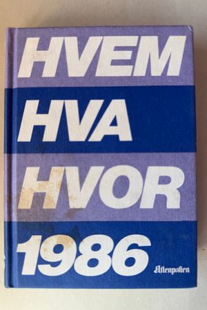 Hvem, hva, hvor av Schibsted - Forside