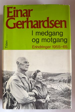I medgang og motgang av Einar Gerhardsen - Forside
