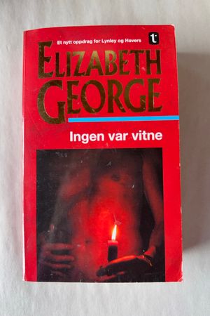 Ingen var vitne av Elizabeth George - Forside