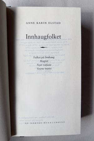 Innhaugfolket av Anne Karin Elstad - Forside