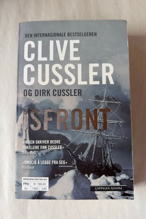 Isfront av Clive Cussler, Dirk Cussler - Forside