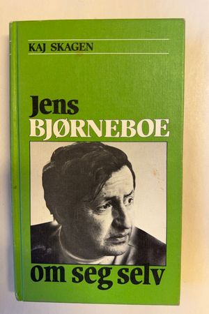 Jens Bjørneboe om seg selv av Kaj Skagen - Forside