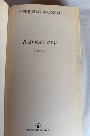 Karnas arv av Herbjørg Wassmo - Forside