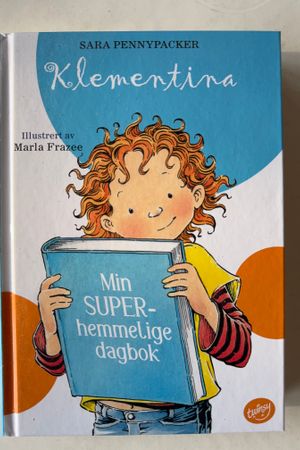 Klementina - Min superhemmelige dagbok (til å fylle ut) av Sara Pennypacker - Forside
