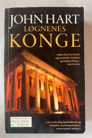 Løgnenes konge av John Hart - Forside