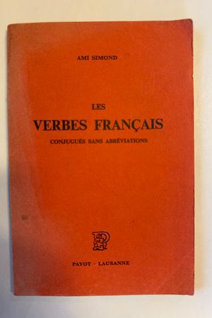 Les verbes français av Ami Simond - Forside
