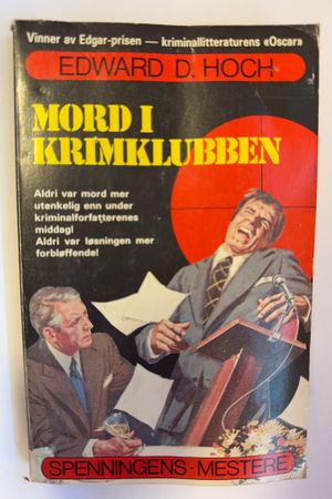 Mord i Krimklubben av Edward D. Hoch - Forside