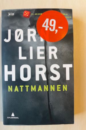 Nattmannen kriminalroman av Jørn Lier Horst - Forside