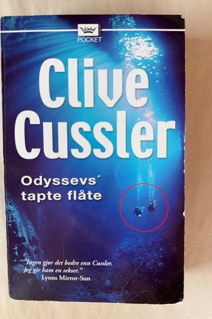 Odyssevs' tapte flåte av Clive Cussler - Forside