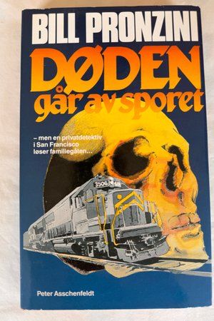 Døden går av sporet av Bill Pronzini - Forside