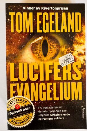 Lucifers Evangelium av Tom Egeland - Forside