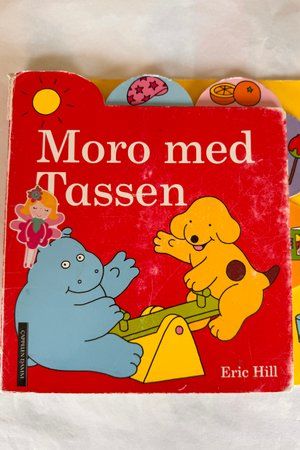 Moro med Tassen av Eric Hill - Forside