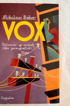 Vox av Nicholson Baker - Forside