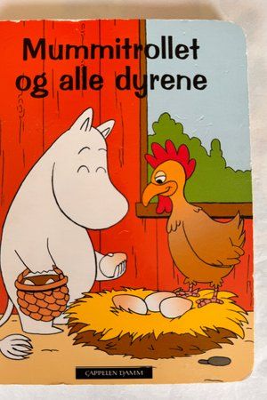 Mummitrollet og alle dyrene av Johanna Harkkila - Forside