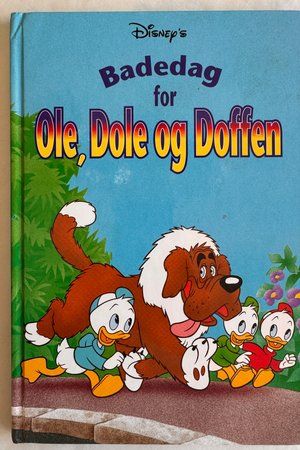 Badedag for Ole, Dole og Doffen av Disney - Forside