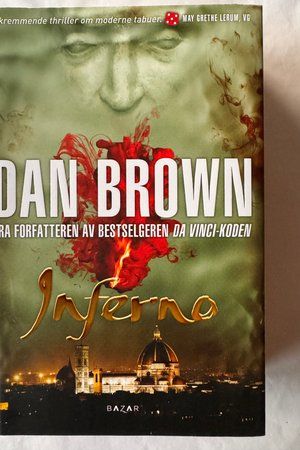 Inferno av Dan Brown - Forside