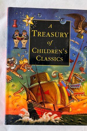A Treasury of Children's Classics av Flere, bl.a. E.Nesbit, Robert Louis Stevenson, Robert Browning, William Shakespeare. - Forside