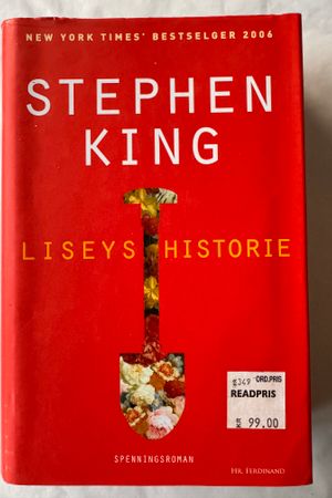 Liseys historie av Stephen King - Forside