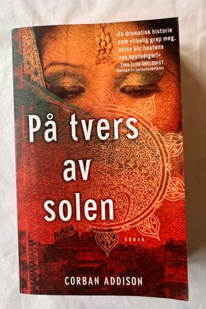 På tvers av solen av Corban Addison - Forside