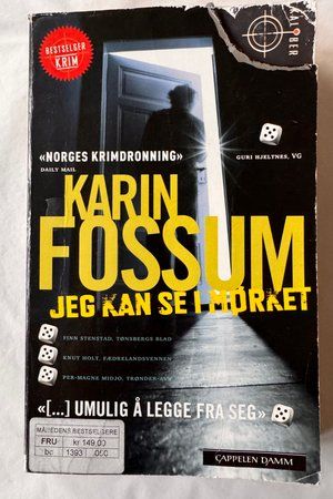 Jeg kan se i mørket av Karin Fossum - Forside