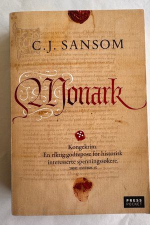 Monark av C.J. Sansom - Forside